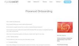 
							         Floranext Onboarding | Floranext - Florist Websites, Floral ...								  
							    