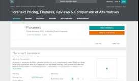 
							         Floranext Pricing, Features, Reviews & Comparison of ...								  
							    