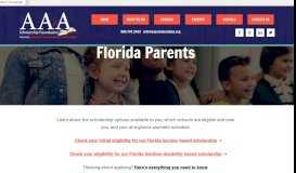 
							         Florida - AAA Scholarship Foundation								  
							    