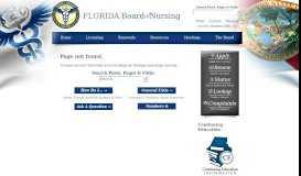 
							         Florida Board of Nursing » Clinical Nurse Specialist (CNS) - Licensing ...								  
							    
