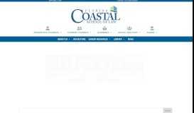 
							         Florida Coastal School of Law - Prepared. Practice Ready for Today's ...								  
							    