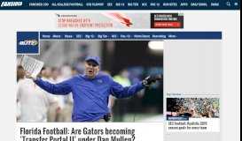 
							         Florida Football becoming 'Transfer Portal U' under Dan Mullen?								  
							    