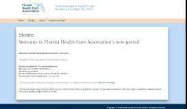 
							         Florida Health Care Association: Home								  
							    