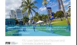 
							         Florida International University - Salesforce.org								  
							    