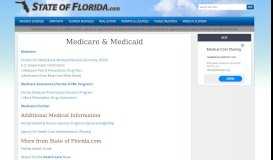 
							         Florida Medicare & Medicaid - State of Florida.com								  
							    