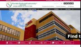 
							         Florida National University: Accredited University in Miami FL ...								  
							    