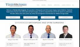
							         Florida Ortho Surgeons |Orthopedic and Spine Surgeons								  
							    