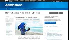 
							         Florida Residency for Tuition Purposes - Miami Dade College								  
							    