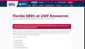 
							         Florida SBDC at UWF Resources - Resources - Small Business ...								  
							    