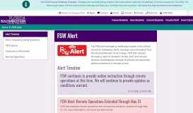 
							         Florida SouthWestern Emergency Notifications | Florida SouthWestern ...								  
							    