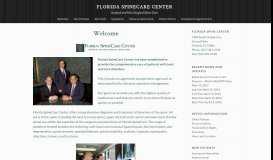 
							         Florida SpineCare Center | Surgical and Non-Surgical Spine Care								  
							    