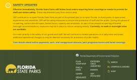 
							         Florida State Parks Volunteer Overview								  
							    