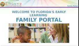 
							         Florida's Early Learning Family Portal - Family Portal: Login								  
							    