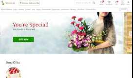 
							         FlowerAura: Online Flower Delivery | Send Flowers & Cakes with ...								  
							    