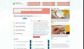 
							         Flowerfun Web Analysis - Flowerfun.net								  
							    