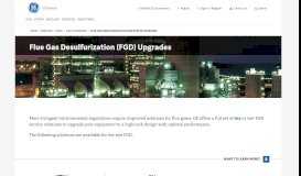 
							         Flue Gas Desulfurization (FGD) - GE.com								  
							    
