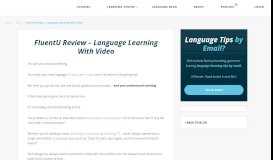 
							         FluentU Review - Language learning with video								  
							    