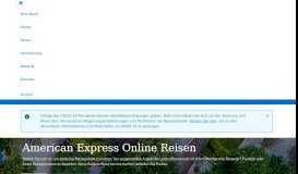 
							         Flug, Hotel & Mietwagen | American Express Reisen DE								  
							    