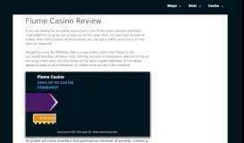 
							         Flume Casino | 100% Up To £10 + 10 FREE Spins on ...								  
							    