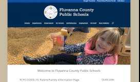 
							         Fluvanna County Public Schools								  
							    