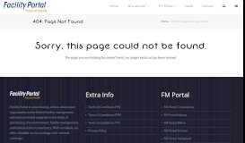 
							         Fm Portal Online | Facility Portal								  
							    