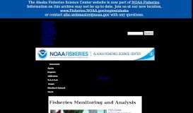
							         FMA Home Page - Alaska - NOAA								  
							    