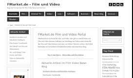 
							         FMarket.de Film und Video Portal - FMarket.de - Film und Video								  
							    