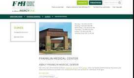 
							         FMC-Hampton - Franklin General Hospital								  
							    