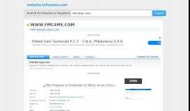 
							         fmc4me.com at WI. FMCNA Sign Out - Website Informer								  
							    
