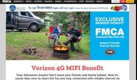 
							         FMCA Verizon 4g MIFI - Family Motor Coach Association								  
							    