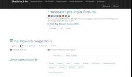 
							         Fmcdealer pts login Results For Websites Listing - SiteLinks.Info								  
							    
