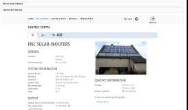 
							         FNC Solar-Wouters (2547 Lint) - Suntrol Portal								  
							    