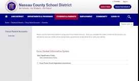 
							         Focus Parent Accounts / Overview - Nassau County School District								  
							    