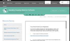 
							         Focus Parent Portal Account Registration - Hendry County Schools								  
							    