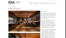 
							         Fogo De Chao - International Interior Design Association								  
							    