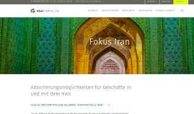 
							         Fokus Iran - AGA-Portal								  
							    