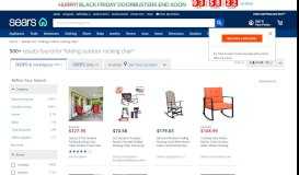 
							         Folding Outdoor Rocking Chair - Sears								  
							    