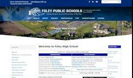 
							         Foley High School - Foley Public Schools								  
							    