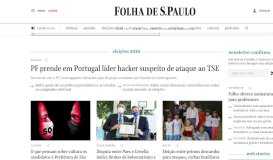 
							         Folha de S.Paulo: Notícias, Imagens, Vídeos e Entrevistas - Uol								  
							    