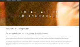 
							         folk-ball.de – Das Portal für Folk-Tanz in Lüdinghausen								  
							    