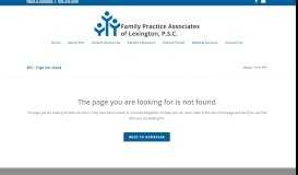 
							         Follow My Health - Family Practice Associates of Lexington								  
							    