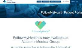 
							         FollowMyHealth Patient Portal - Alabama Medical Group								  
							    