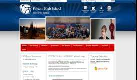 
							         Folsom High School / Homepage								  
							    