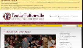 
							         Fonda-Fultonville Middle School | Fonda-Fultonville Central Schools								  
							    