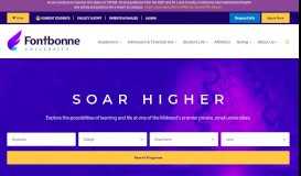 
							         Fontbonne University | Soar Higher								  
							    