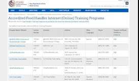 
							         Food Handler Training - Texas Department of State Health Services								  
							    