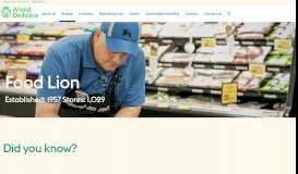 
							         Food Lion | Ahold Delhaize								  
							    