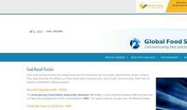 
							         Food Recall Portals - Global Food Safety Resource								  
							    