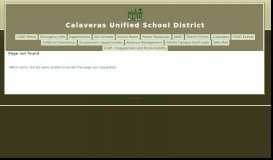 
							         Food Services - Calaveras Unified School District - Google Sites								  
							    