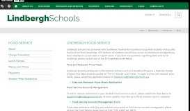
							         Food Services / Home - Lindbergh School District								  
							    